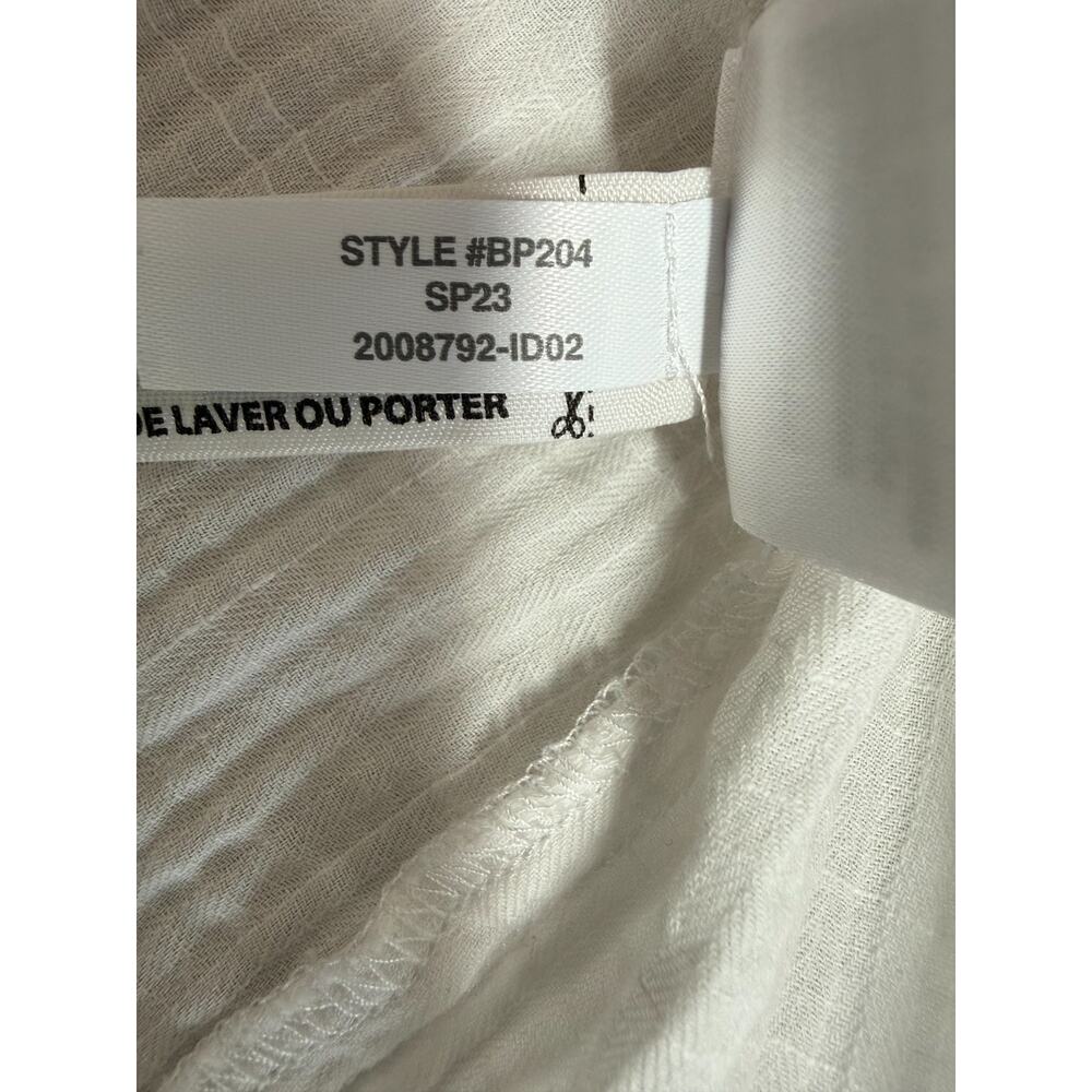 J Crew Bow Back Tiered Maxi Dress In Soft Gauze Womens Size Large White - Picture 15 of 15